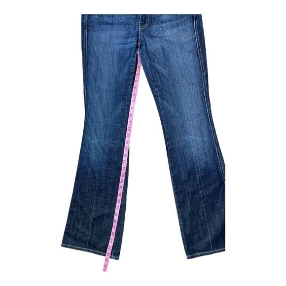 7 for All Mankind | “A” Purple Pocket Stretch Boot Jeans Size 30 - Picture 5 of 8